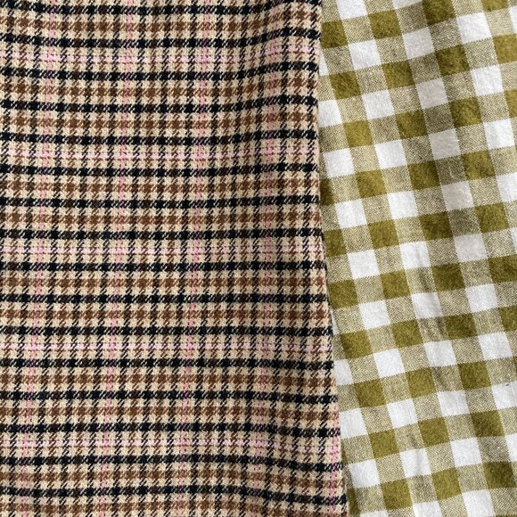 And Other Stories Checked Flared Wool Trousers - Picture 3 of 6